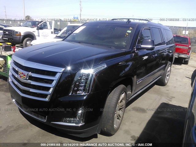 1GYS3TKJ5FR642378 - 2015 CADILLAC ESCALADE ESV PREMIUM BLACK photo 2