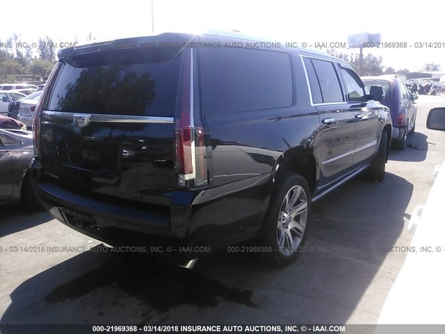 1GYS3TKJ5FR642378 - 2015 CADILLAC ESCALADE ESV PREMIUM BLACK photo 4