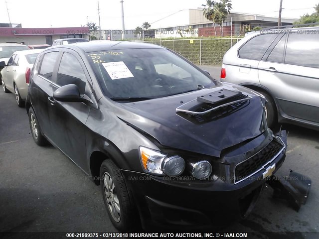 1G1JC6SH9G4171049 - 2016 CHEVROLET SONIC LT BLACK photo 1