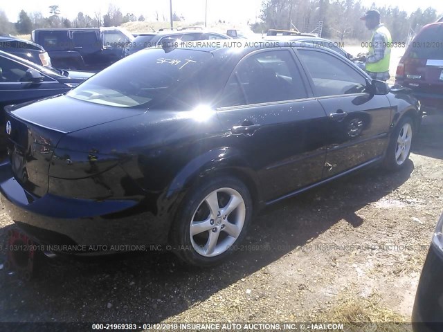 1YVHP80C675M16794 - 2007 MAZDA 6 I BLACK photo 4