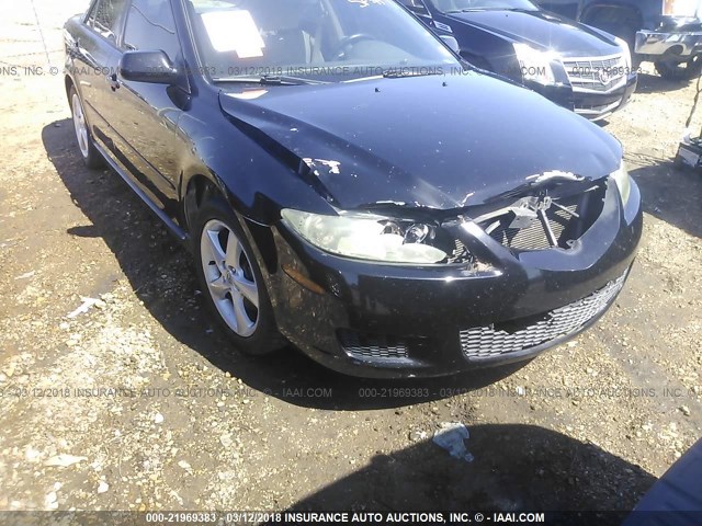 1YVHP80C675M16794 - 2007 MAZDA 6 I BLACK photo 6