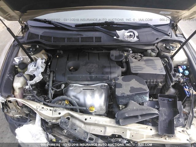 4T1BF3EK9AU105077 - 2010 TOYOTA CAMRY SE/LE/XLE 金色 照片 10