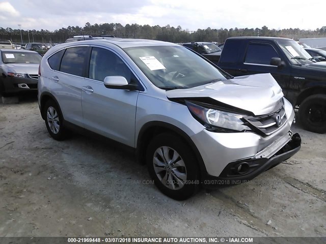 2HKRM3H59EH503761 - 2014 HONDA CR-V EX SILVER photo 1