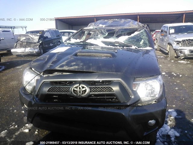 5TFLU4EN7FX115692 - 2015 TOYOTA TACOMA DOUBLE CAB/TRD PRO GRAY photo 6