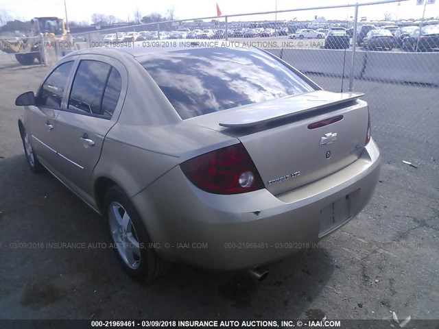 1G1AZ55F467723301 - 2006 CHEVROLET COBALT LTZ TAN photo 3