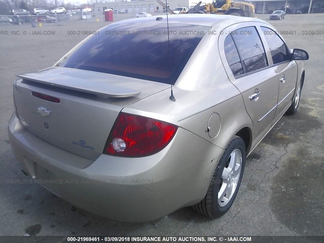 1G1AZ55F467723301 - 2006 CHEVROLET COBALT LTZ TAN photo 4