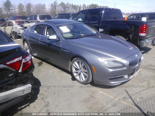 WBA6A0C52DDF14459 - 2013 BMW 640 I GRAY photo 1