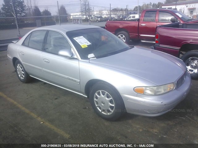 2G4WS52J221105231 - 2002 BUICK CENTURY CUSTOM SILVER photo 1