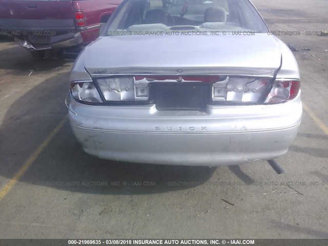 2G4WS52J221105231 - 2002 BUICK CENTURY CUSTOM SILVER photo 6