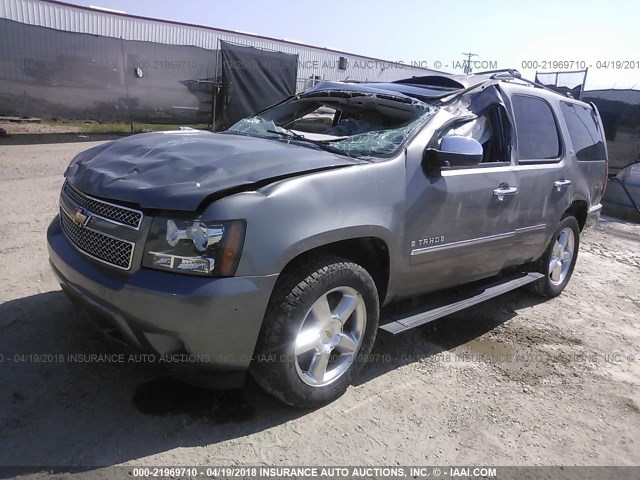 1GNFC33J69R287397 - 2009 CHEVROLET TAHOE C1500 LTZ GRAY photo 2