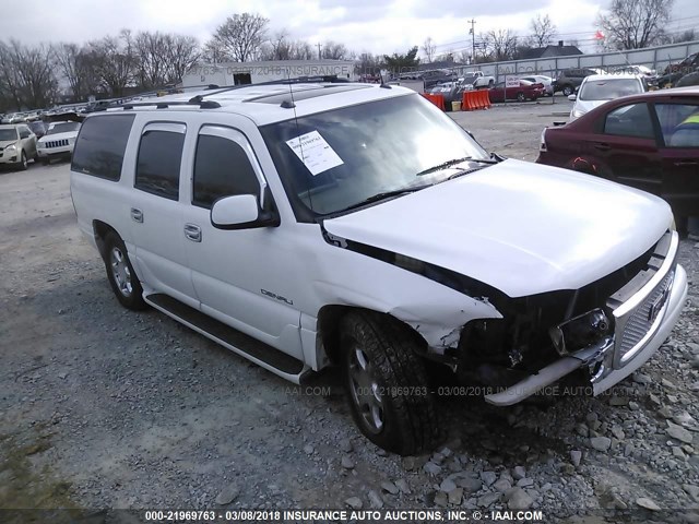 1GKFK66U65J130534 - 2005 GMC YUKON XL DENALI WHITE photo 1