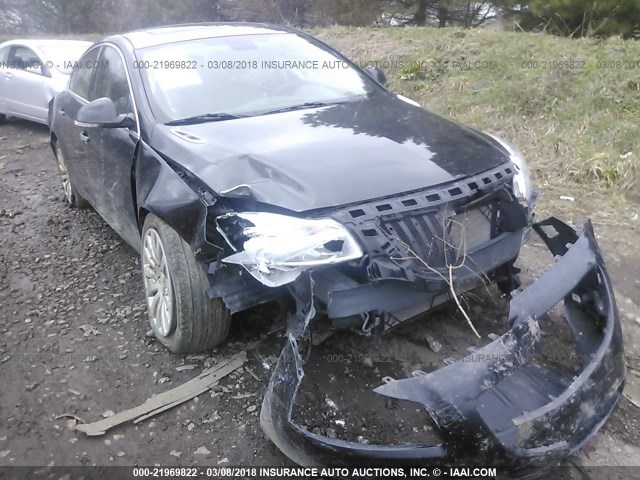 2G4GS5EV6C9146841 - 2012 BUICK REGAL PREMIUM BLACK photo 1