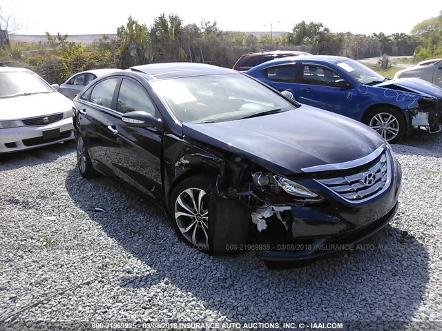 5NPEC4ABXDH582170 - 2013 HYUNDAI SONATA SE/LIMITED Dark Blue photo 1