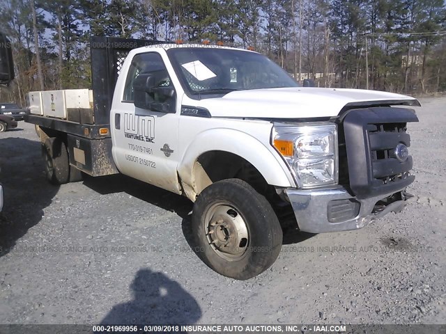 1FDRF3HT6FEA29130 - 2015 FORD F350 SUPER DUTY WHITE photo 1