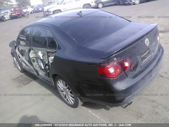 3VWRA71K49M033992 - 2009 VOLKSWAGEN JETTA WOLFSBURG 黑色 照片 3