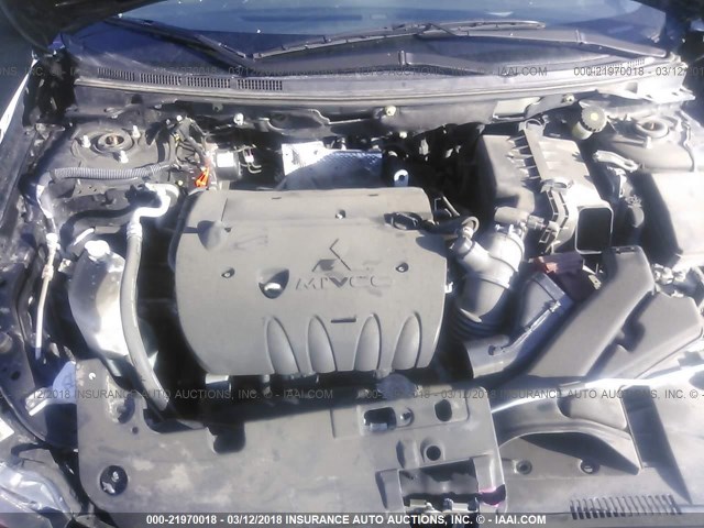 JA32U2FU7FU027103 - 2015 MITSUBISHI LANCER ES 黑色 照片 10