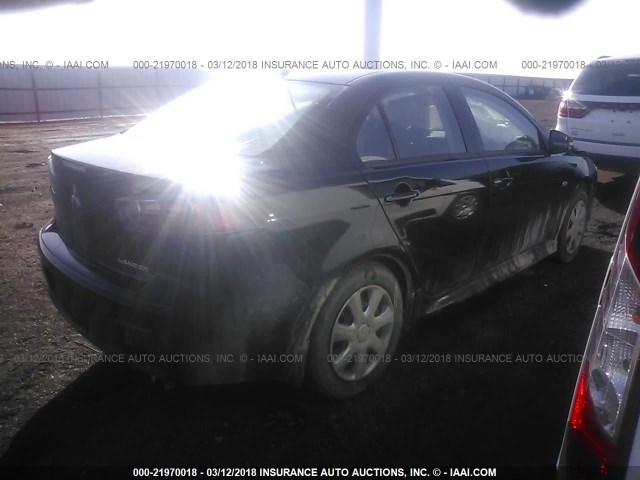 JA32U2FU7FU027103 - 2015 MITSUBISHI LANCER ES 黑色 照片 4