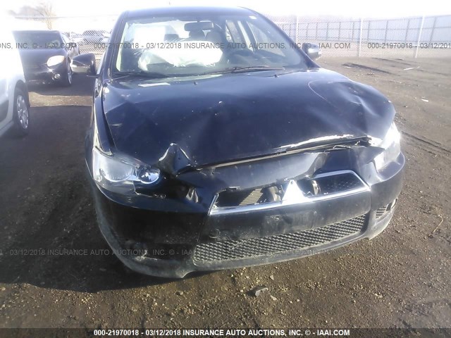 JA32U2FU7FU027103 - 2015 MITSUBISHI LANCER ES 黑色 照片 6