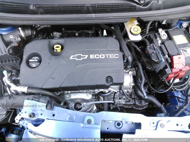 KL8CD6SA1HC838566 - 2017 CHEVROLET SPARK 1LT Синий фото 10