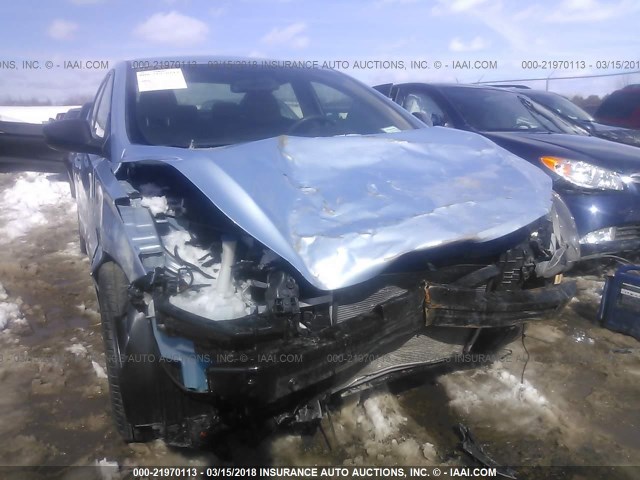 KMHDH4AE0CU175451 - 2012 HYUNDAI ELANTRA GLS/LIMITED BLUE photo 6