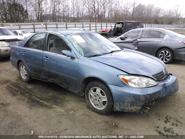 4T1BF32K42U521219 - 2002 TOYOTA CAMRY LE/XLE/SE 蓝色 照片 1