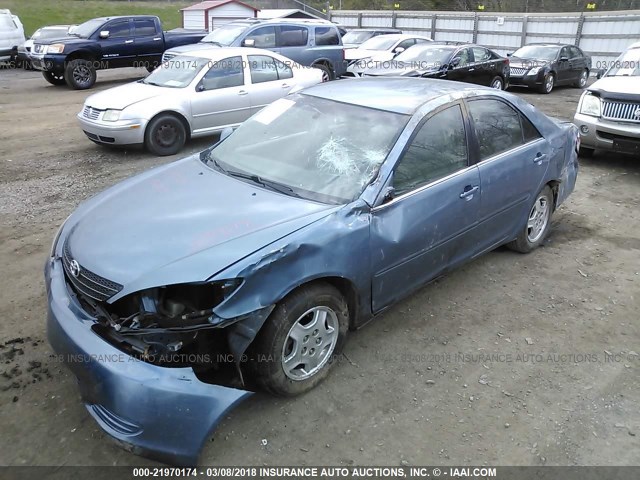4T1BF32K42U521219 - 2002 TOYOTA CAMRY LE/XLE/SE 蓝色 照片 6