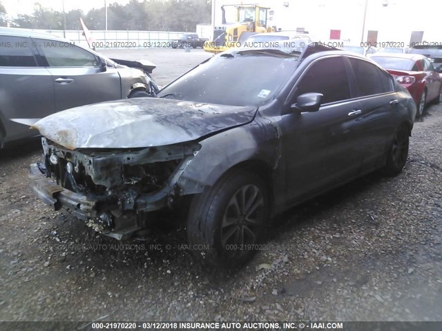 1HGCR2F58FA222792 - 2015 HONDA ACCORD SPORT 灰色 照片 2