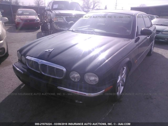 SAJWA79C85SG48960 - 2005 JAGUAR XJ8 L BLACK photo 2