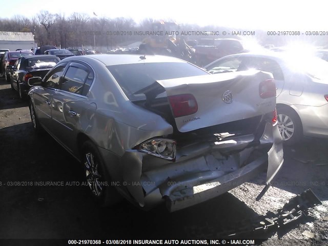 1G4HD57288U125131 - 2008 BUICK LUCERNE CXL SILVER photo 3