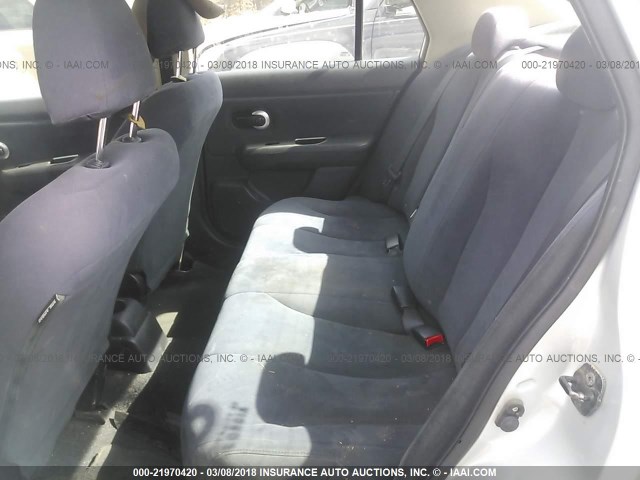 3N1BC11E59L456966 - 2009 NISSAN VERSA S/SL SILVER photo 8