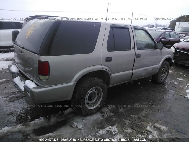 1GKCS13W6WK517477 - 1998 GMC JIMMY TAN photo 4