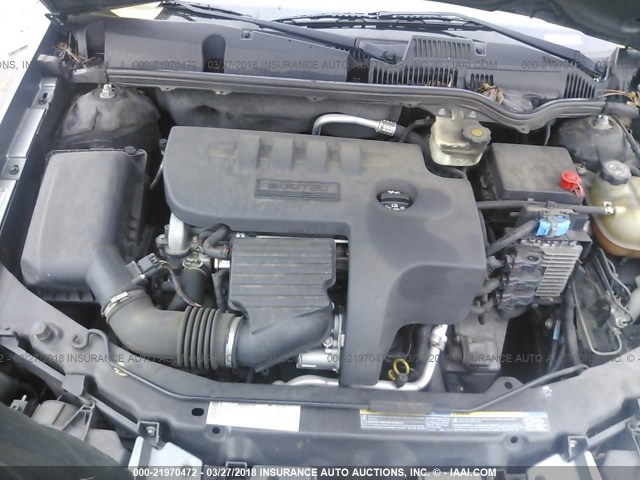 1G8AJ55F27Z101763 - 2007 SATURN ION LEVEL 2 GRAY photo 10