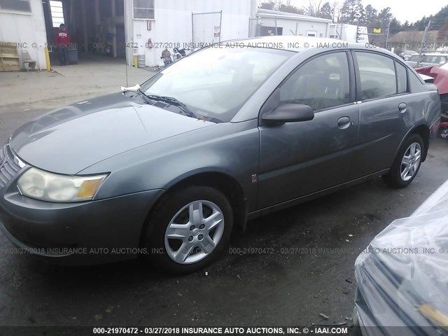 1G8AJ55F27Z101763 - 2007 SATURN ION LEVEL 2 GRAY photo 2