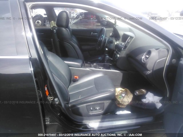 1N4AA51E39C832622 - 2009 NISSAN MAXIMA S/SV BLACK photo 5