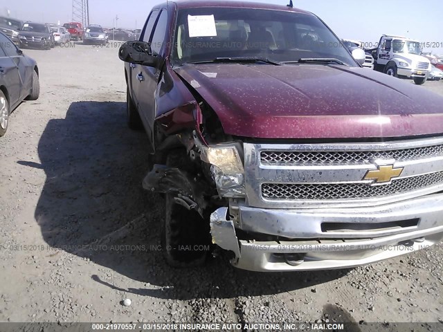 3GCPKSE73DG137526 - 2013 CHEVROLET SILVERADO K1500 LT MAROON photo 5