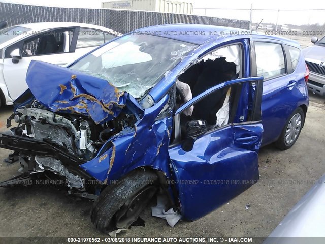 3N1CE2CP0GL408520 - 2016 NISSAN VERSA NOTE S/S PLUS/SV/SL/SR BLUE photo 2
