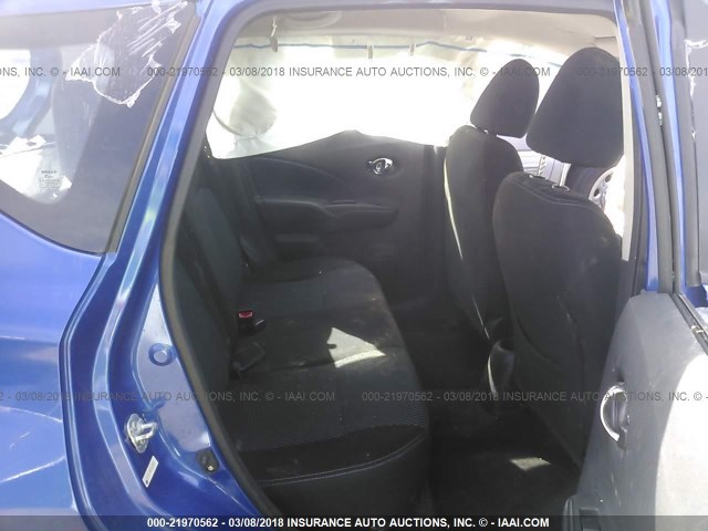 3N1CE2CP0GL408520 - 2016 NISSAN VERSA NOTE S/S PLUS/SV/SL/SR BLUE photo 8