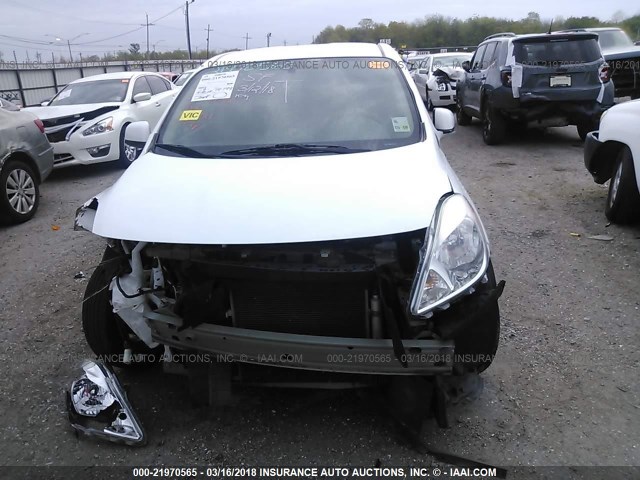 3N1CN7AP4EL866705 - 2014 NISSAN VERSA S/S PLUS/SV/SL WHITE photo 6