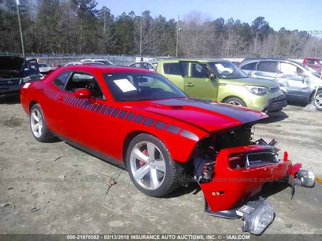 2B3CJ7DW5AH122577 - 2010 DODGE CHALLENGER SRT-8 红色 照片 1