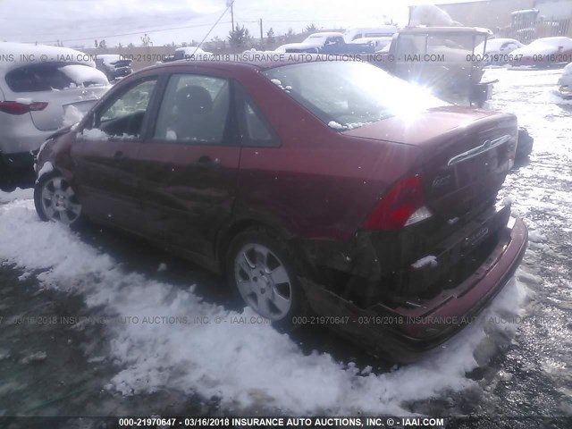 1FAHP38331W257818 - 2001 FORD FOCUS ZTS BURGUNDY photo 3