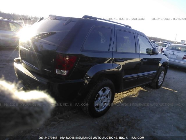 1J4HR48N25C537999 - 2005 JEEP GRAND CHEROKEE LAREDO/COLUMBIA/FREEDOM 黑色 照片 4