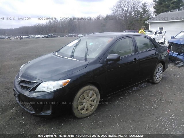 JTDBU4EE9BJ106680 - 2011 TOYOTA COROLLA S/LE BLACK photo 2