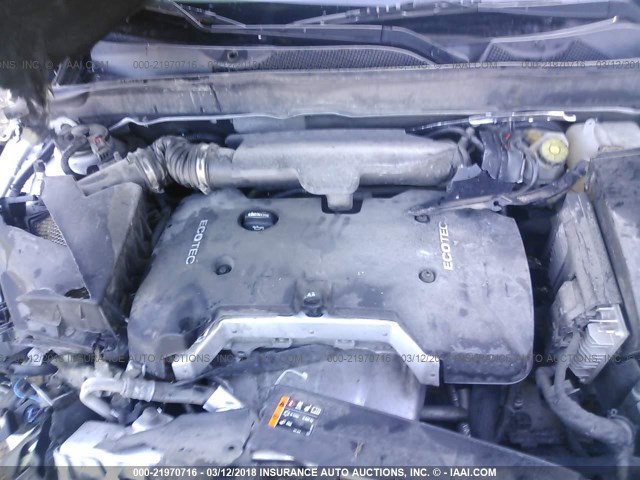 1G11B5SA2DF138068 - 2013 CHEVROLET MALIBU LS ვერცხლისფერი ფოტო 10