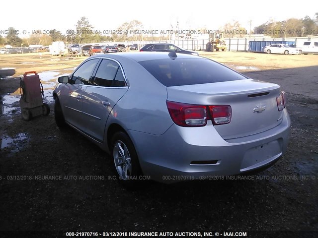 1G11B5SA2DF138068 - 2013 CHEVROLET MALIBU LS ვერცხლისფერი ფოტო 3