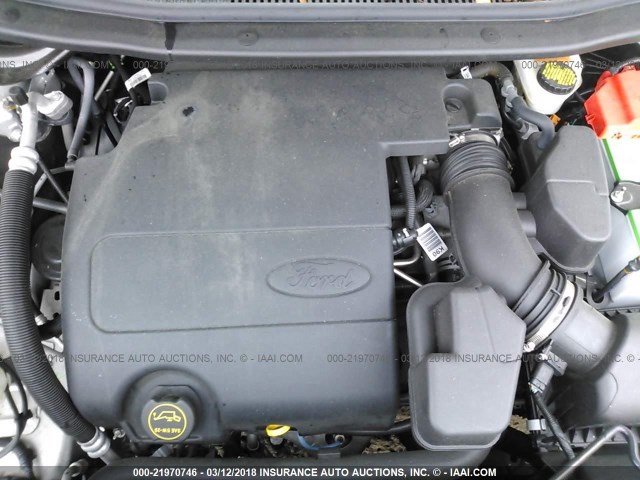 1FM5K7F8XFGC69222 - 2015 FORD EXPLORER LIMITED ვერცხლისფერი ფოტო 10