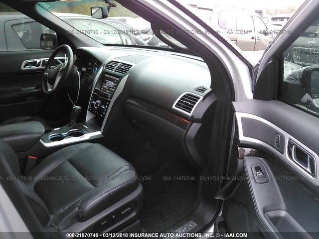 1FM5K7F8XFGC69222 - 2015 FORD EXPLORER LIMITED ვერცხლისფერი ფოტო 5