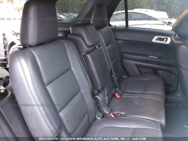 1FM5K7F8XFGC69222 - 2015 FORD EXPLORER LIMITED ვერცხლისფერი ფოტო 8