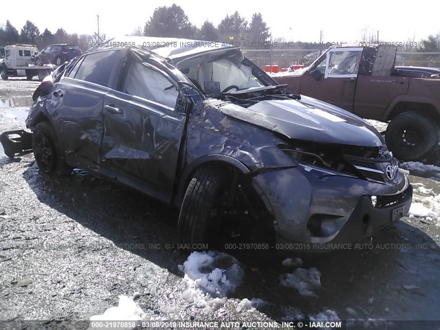 2T3BFREV7FW369121 - 2015 TOYOTA RAV4 LE GRAY photo 1