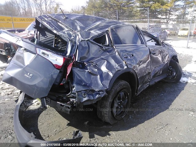 2T3BFREV7FW369121 - 2015 TOYOTA RAV4 LE GRAY photo 6