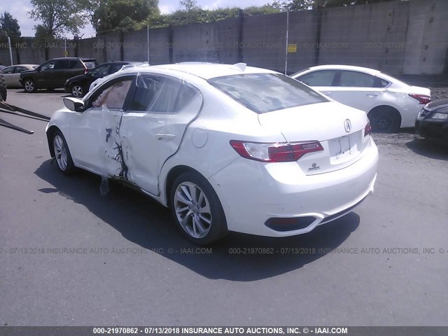 19UDE2F38GA004898 - 2016 ACURA ILX WATCH PLUS WHITE photo 3